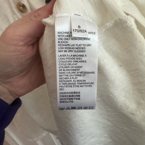 ANTHROPOLOGIE • MAEVE V- Neck Cotton Trapeze Tank Size XS *LIKE NEW* - Picture 5 of 6